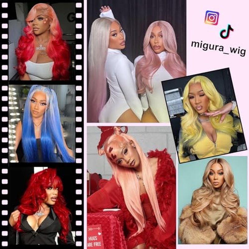 30 Inch 613 13x6 Lace Front Wig Human Hair Blonde Wig Human Hair 200 Density Blonde Body Wave Lace Front Wigs Human Hair Pre Plucked 613 HD Lace Frontal Wig