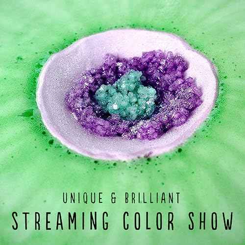 Hallu Tropical Beach Geode Bath Bomb, 85 g Each, Pack of 6