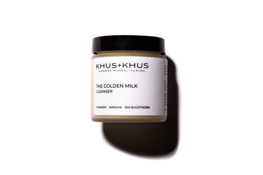 KHUS+KHUS THE GOLDEN MILK cleanser - Perfectly Balanced, Hydrating, Gentle Cleanser. Anti-Aging Face Wash. Sensitive and Oily Skin
