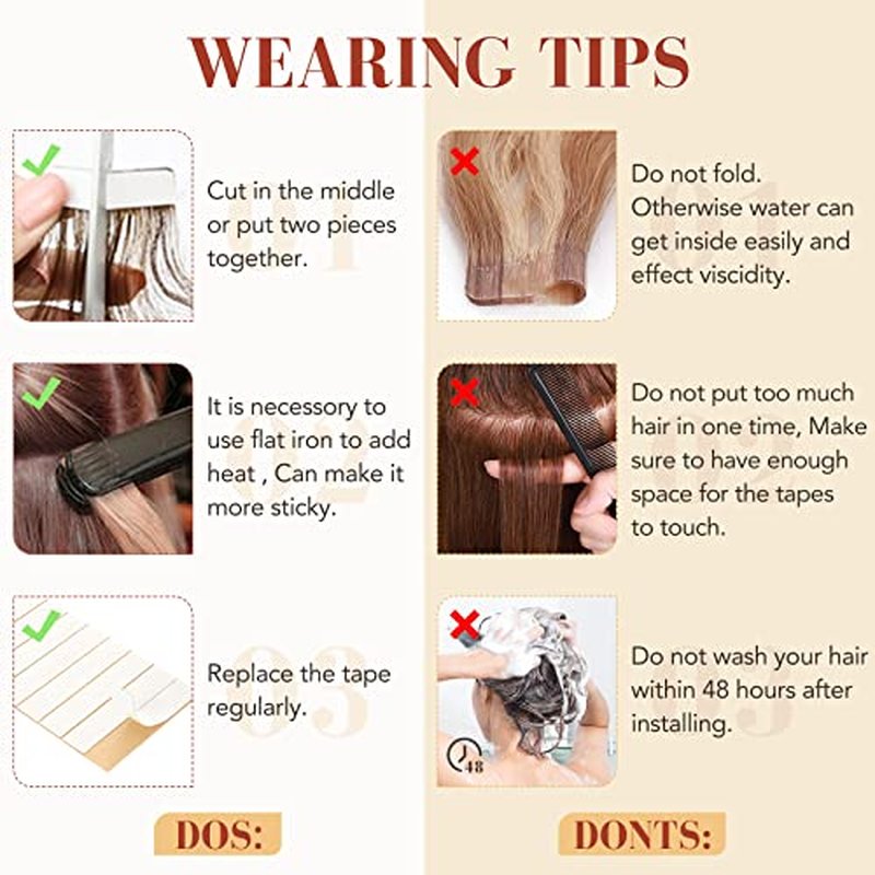 Hairro Tape In Human Hair Extensions For Women 20 inch 50g 20pcs #SILVER