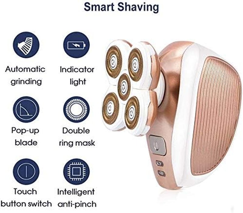 Electric Razor for Women - Painless Rechargeable Waterproof Shaver | Cordless Hair Remover for Legs, Face, Bikini & Body
