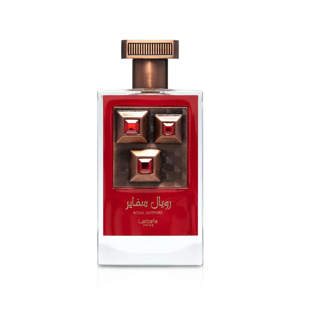 Lattafa Perfumes Royal Sapphire for Unisex Eau de Parfum Spray, 3.4 Ounce