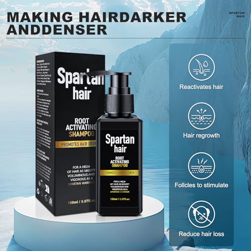 Root Activator Shampoo for Men -Strengthening & Smoothing Restoring System for Gray Hair, Thinning Hair - Men & Women 5.07 fl oz / 150 mL