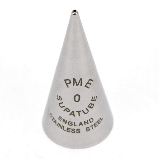PME Seamless Stainless Steel Supatube Decorating Tip, Writer #0 (ST0)