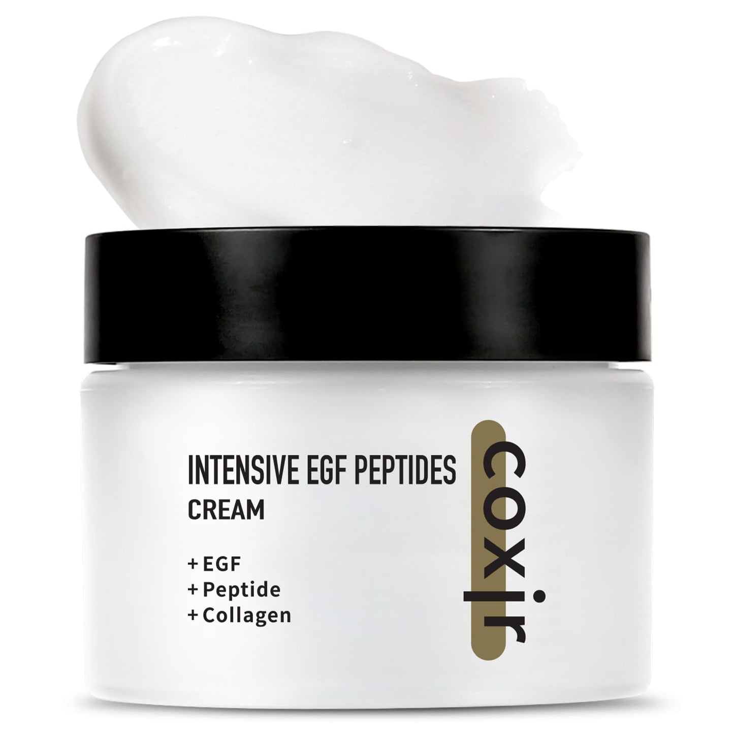 coxir INTENSIVE EGF PEPTIDES CREAM l Day&Night Firming Cream l EGF(Epidermal Growth Factor), Peptides, Niacinamide, Panthenol, Collagen l Korean Skincare [50ml/1.69fl.oz]