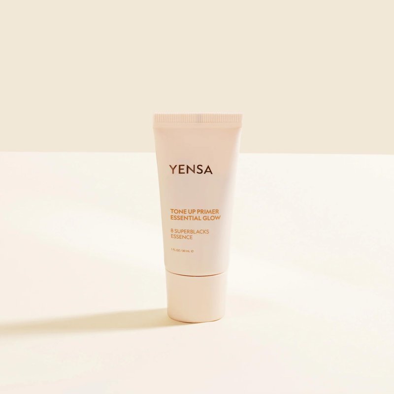 YENSA Tone Up Essential Glow Primer for Face - Brightening & Blurring Makeup Primer - Makeup Base Infused with Superfood Ingredients - Minimizes Appearance of Pores - Satin-Sheen Finish (1 Fl oz)
