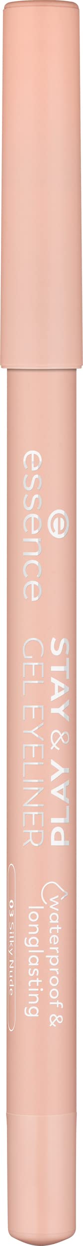 essence Stay & Play Gel Eyeliner Pencil (03 | Silky Nude), Vegan
