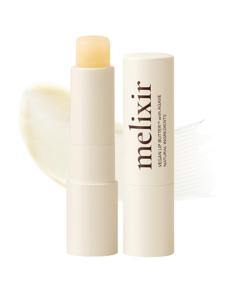 Melixir Vegan Lip Butter (12 Colors), Hydrating Tinted Lip Balm Stick, Bee-Free, Petrolatum-Free, Plant-Based, Moisturizes Dry & Chapped Lips With Shea Butter, Sheer, Natural Finish - #10 Flutter