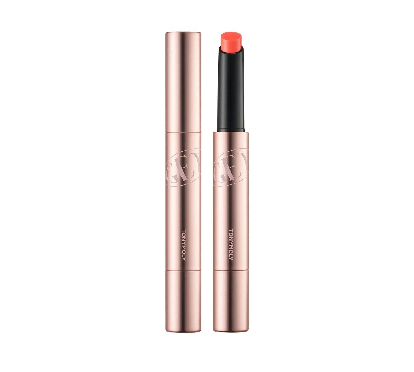 TONYMOLY Get It Tint Glaze Balm – Sparkling Coral Hydrating & Plumping Tinted Lip Balm – Glow Lip Gloss Stick with Glossy Finish, Moisturizing Lip Crayon for Smooth, Soft, and Radiant Lips