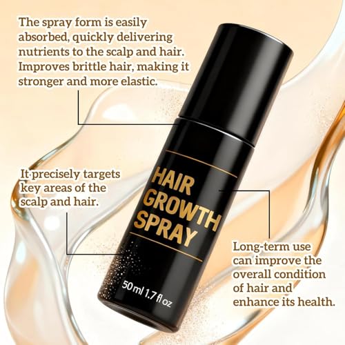 Hair Growth, Hair Growth Spray, motes Thicker, Fuller Hair For Women & Men, Natural Ingredients Hair Thickening Sprays For All Hair Types£¨2PCS£©