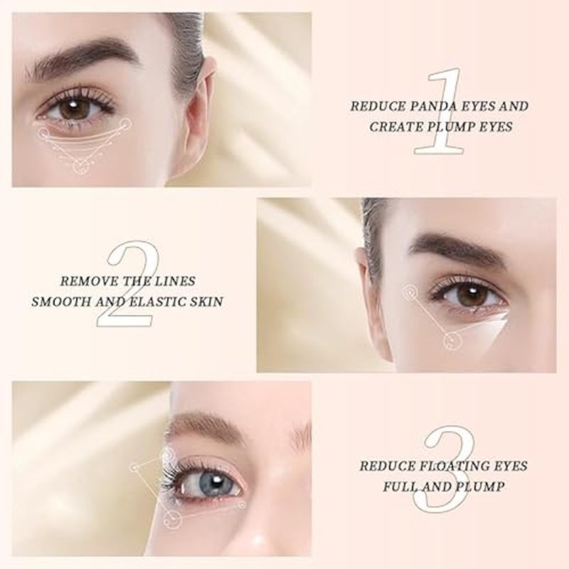 Perfection Eye Tightener - Instant Firming Primer with Hyaluronic Acid & Vitamin E | Hydrating Lift for Tired Eyes, Smooth Finish & 24H Refresh With Brush (0.67oz)