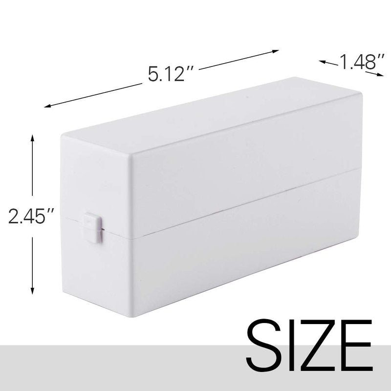 Makartt Nail Drill Bits Holder,Dustproof Stand Displayer Organizer Container Case 30 Holes drill bit holder nail tech Professional Nail art Tools(Not Inlcude Drill Bits,White)