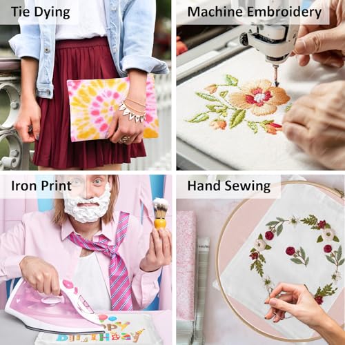 Koolmox 30 PCS 9x7'' White Makeup Bag Set with Zipper, Customizable Cotton Canvas Pouches for DIY Arts and Crafts, Cases to Tie-Dye for Cosmetic Items, Stationary, Party Favors