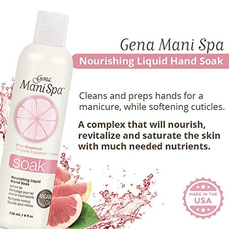 Gena Mani Spa Massage Lotion - Deep Moisturizing Body Lotion for Massages Therapy with Argan Oil, Massage Cream for Hands, Feet & Body, 16 fl oz