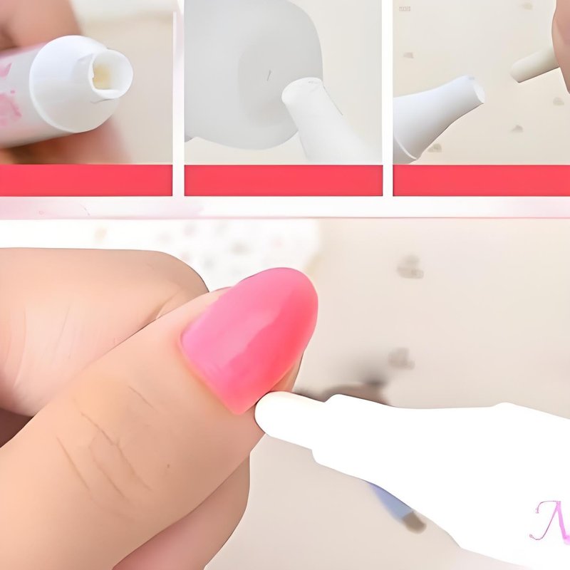 Nail Polish Corrector Pen Set - 2 Pcs with 3 Replaceable Tips | Quick Manicure Mistake Fix