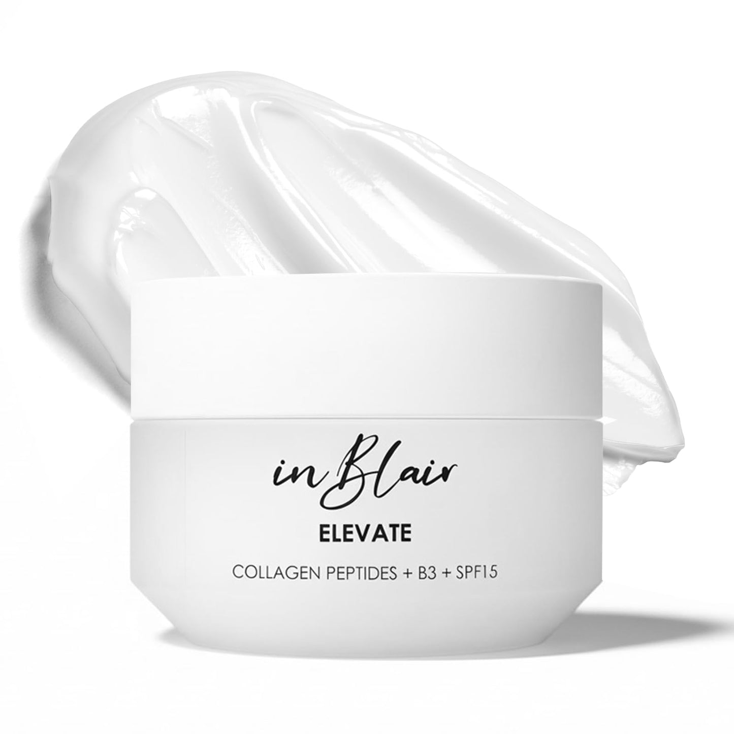 Inblair Elevate Moisturizing Cream for Face | Facial Care for Dry Skin with SPF | Hydrating Moisturizer Rich in Niacinamide, Hyaluronic Acid & Collagen Peptide | Anti Aging Day Cream