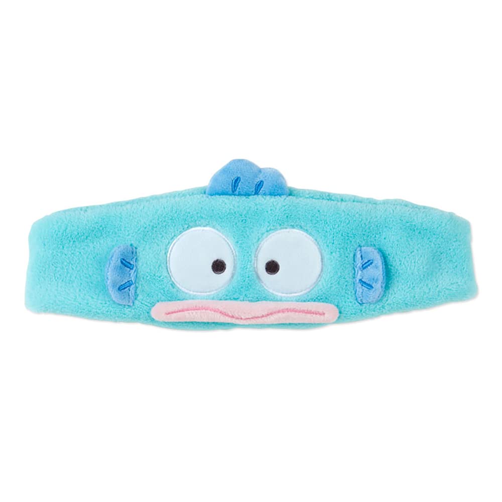 Sanrio 986224 Sanrio Hairband, Hair Turban, Headband, Green, Hangyodon, Face Wash, Makeup, One Size Fits Most, Girls, Character