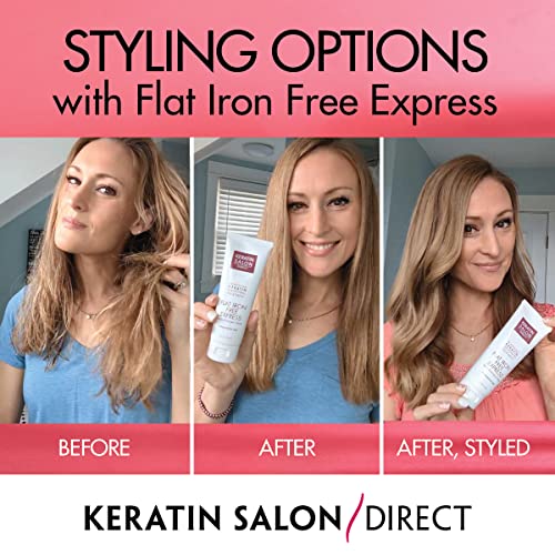 Keratin Salon Direct Treatment - Salon Quality, No Flat Iron Needed (4 oz)