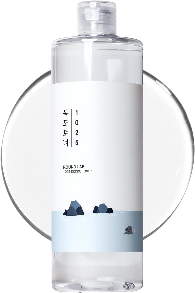 ROUND LAB 1025 Dokdo Toner - Oil Control & Gentle Exfoliation | 16.91 Fl Oz Korean Facial Toner