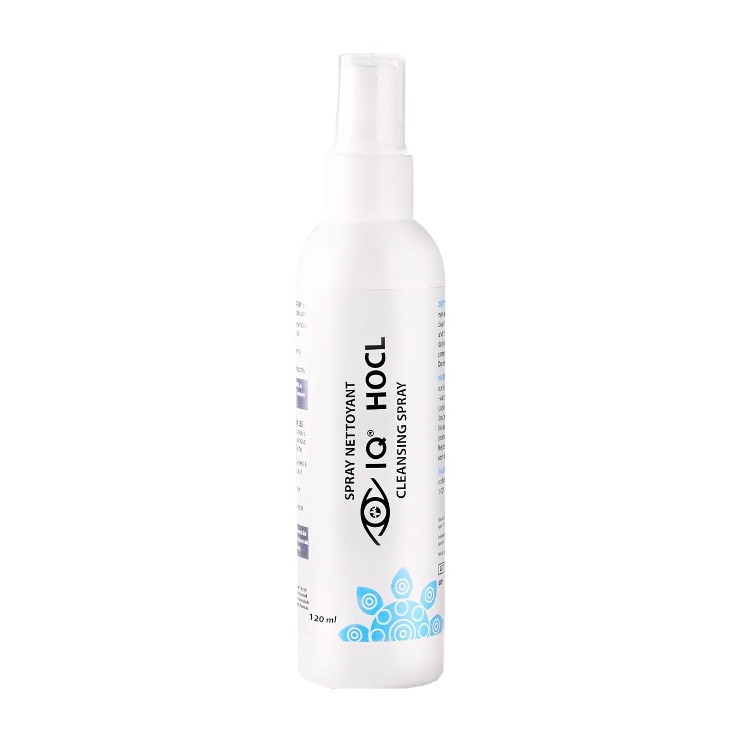 IQ® HOCL PURE Eyelid Cleansing Spray – 0.02% Hypochlorous Acid – Gentle Hydrating Formula for Daily Eyelid Hygiene – Doctor Recommended, Alcohol-Free, Additive-Free – Made in Canada