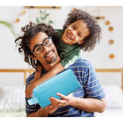 Bath and Body Mens Gift Set - Glacier Absolute - Premium Fathers Day Birthday Christmas Gifts Ideas For Him - Skin Care Kits For Men in Leather Toiletry Bag w. Full Size Items