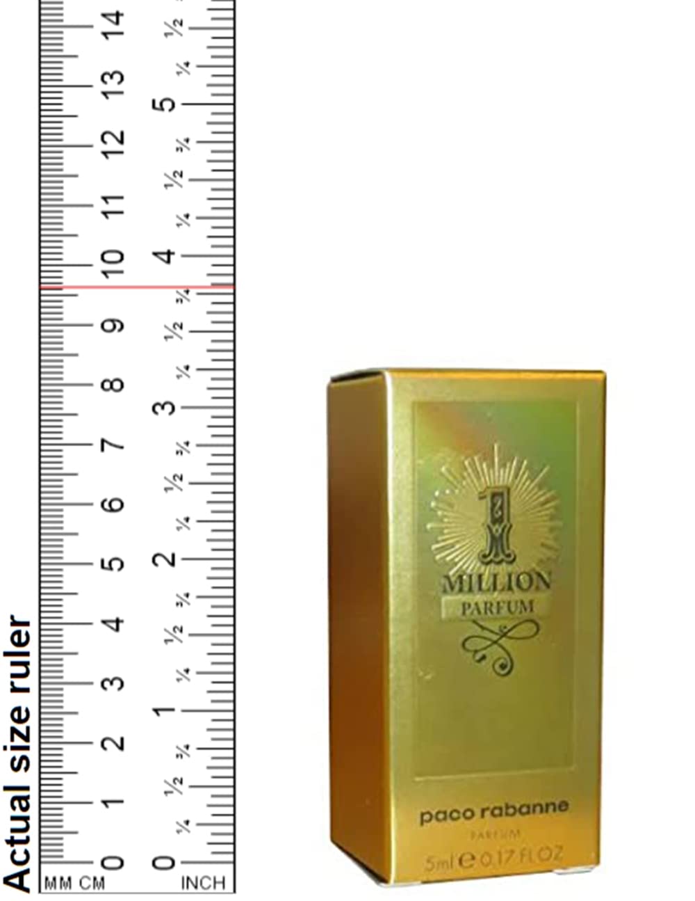 Paco Rabanne 1 Million Parfum Mini Splash for Men .17 oz