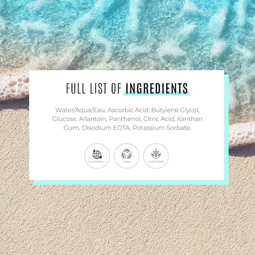 Malibu C Sensitiv C Face Serum - Vitamin C Serum for Combination & Sensitive Skin - Balances, Brightens & Protects with Ascorbic Acid, Allantoin & Pro Vitamin B5 (1 fl oz)