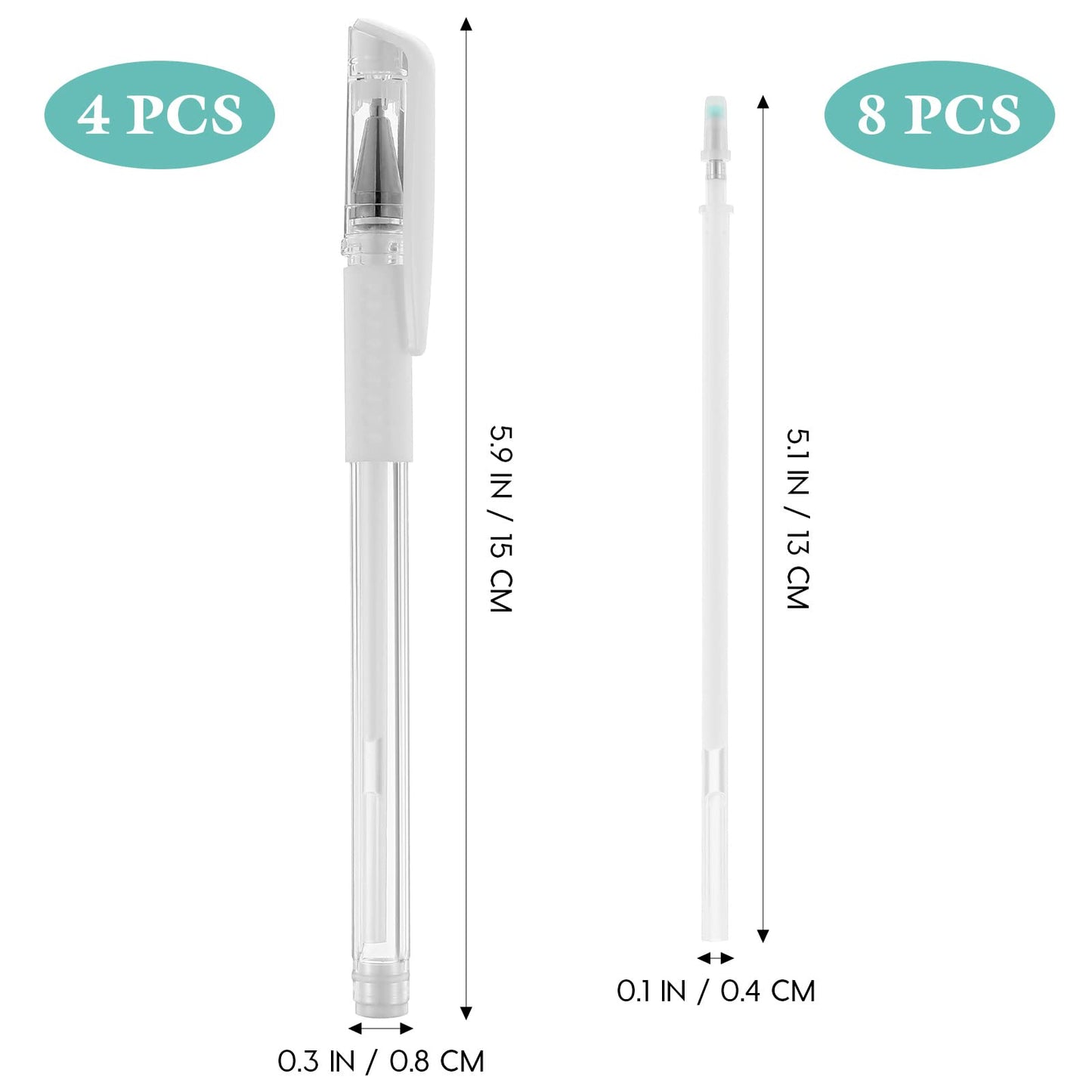 Eyebrow Mapping Pen Microblading Eyebrow Pen Microblading Pen Skin Marker Pen Eyebrow Makeup Position Mapping Mark Tools for Eyebrow Lip Skin Artists Marking Pen (4 pens + 8 replacement refills)