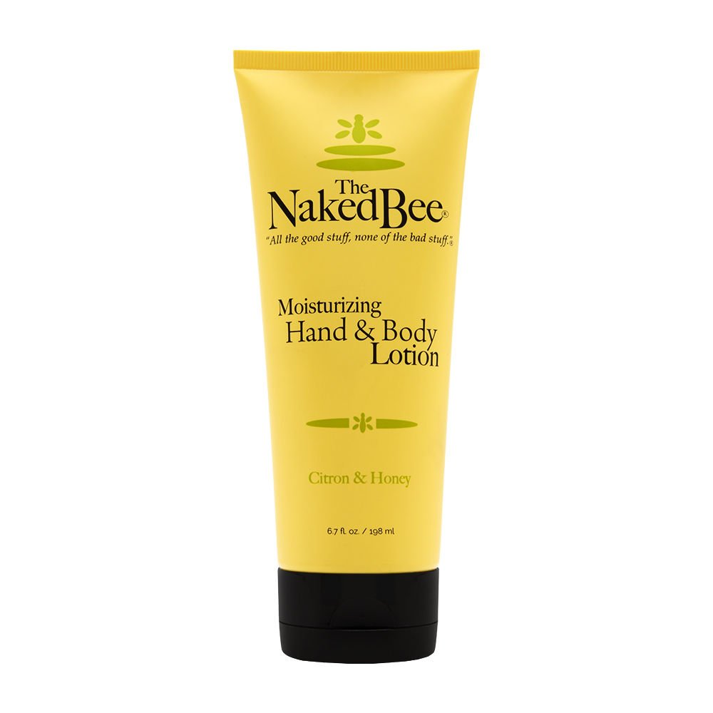 The Naked Bee Nourishing Body Lotion for All Skin Types (6.7 Fl oz) Moisture Replenishing Lotion for Dry Skin with Citron & Honey