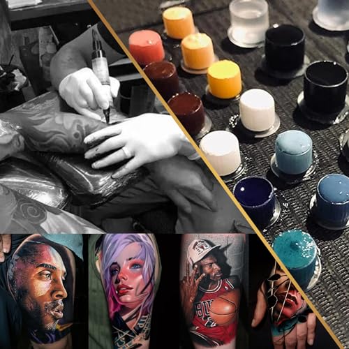 Professional Tattoo Practice Kit for Beginners: 67 Pcs Realistic Training Set with 5x 3MM Thickened Fake Skin, Transfer Paper, Dental Bibs & Ink Caps - Master Depth Control Safely at Home
