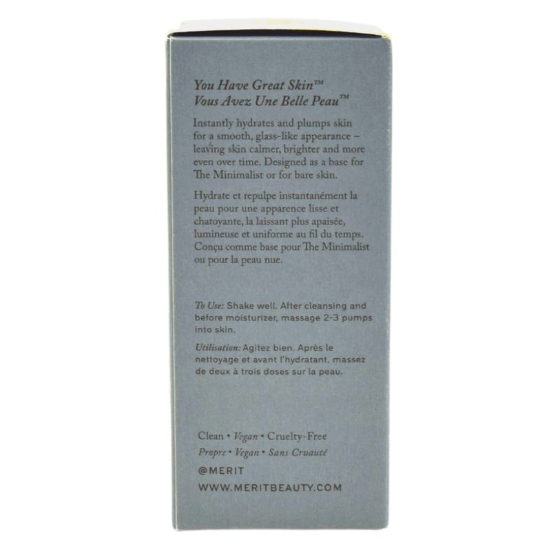 MERIT Great Skin Instant Glow Serum with Niacinamide and Hyaluronic Acid 1.69 oz / 50 ml