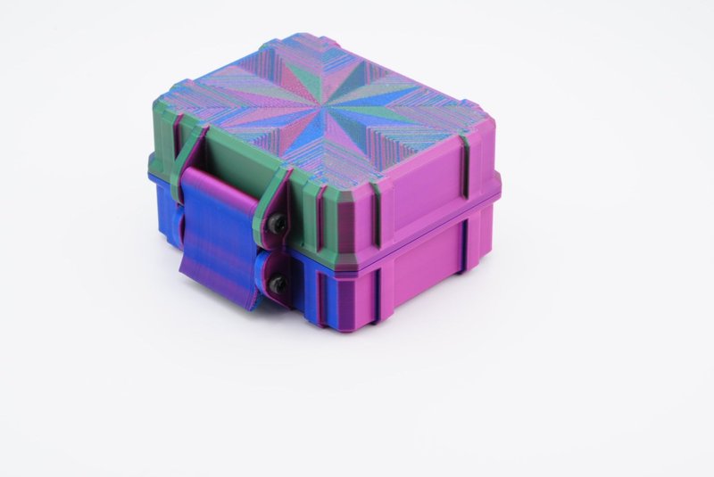 Vial Guard Storage Hard Case for 3ml, 5ml, 10ml, 30ml Vials, Secure Holder Multiple Sizes (Metalic, 4 x 3ml 1 x 30ml)