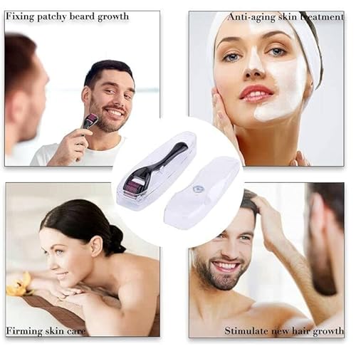 Derma Roller for Hair Beard Facial Skin Face 540 Titanium Derma Roller Cosmetic Beauty Instrument