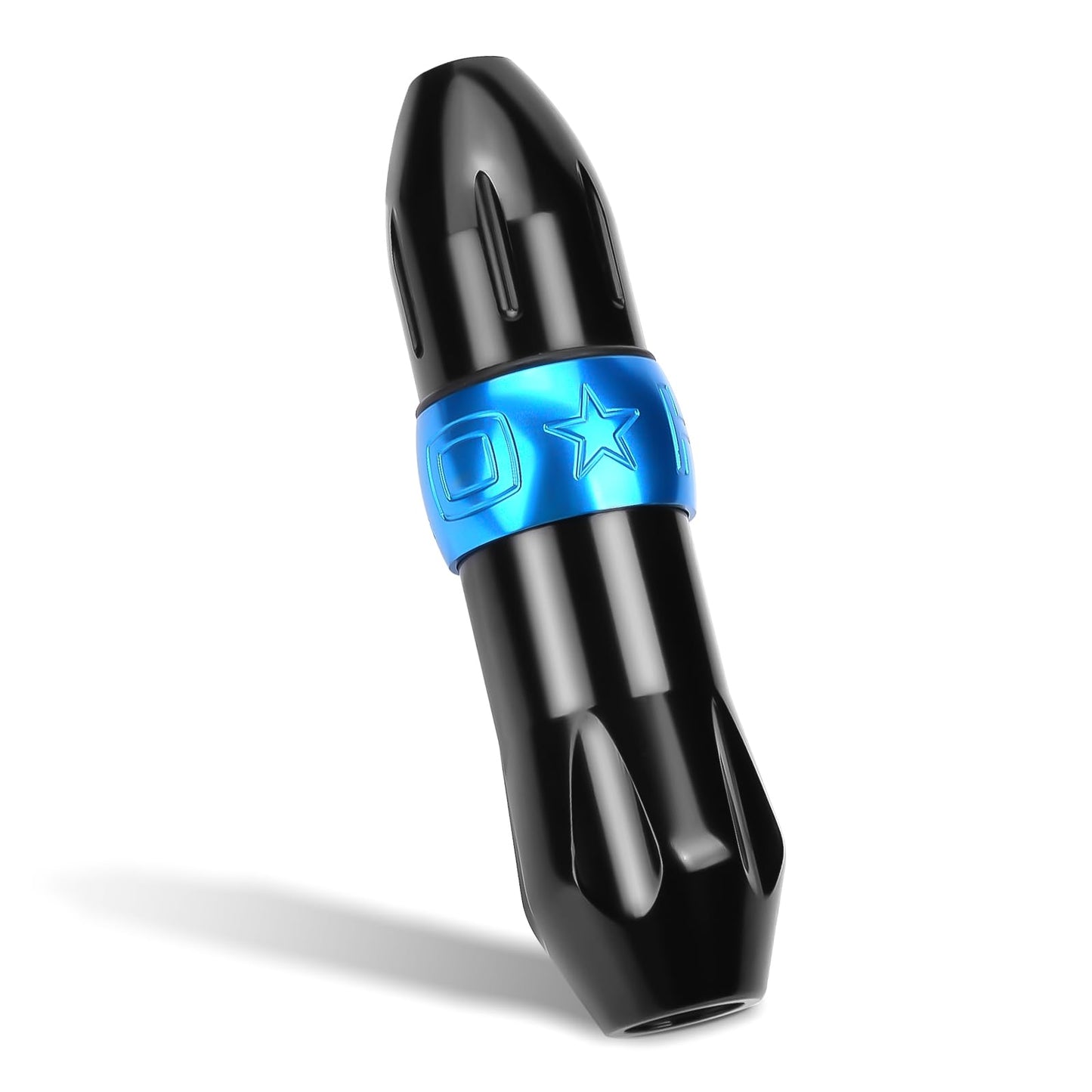 Rotary Tattoo Pen Machine, ATOMUS Tattoo Short Pen Style Cartridge Machine Gun Liner Shader with DC Cord 9000r/m Coreless Motor Aluminum Alloy Frame Tattoo Machine (Blue)