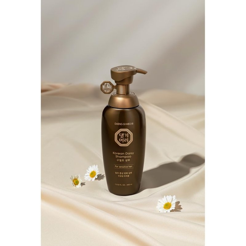 Daeng Gi Meo Ri- Hair Loss Care Daisy Shampoo for Sensitive Scalp + Treatment for All Hair Types, 13.5 FL. OZ. Each