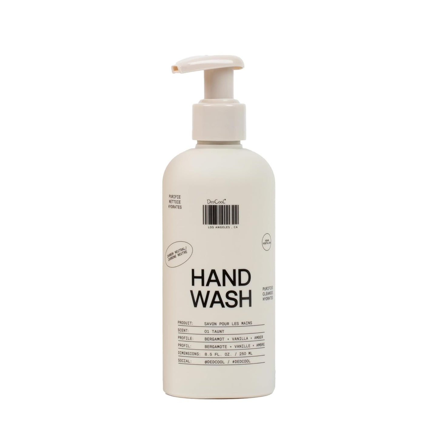DedCool Hand Wash - Gentle Hydrating Cleanser with Squalane & Aloe | Non-Toxic Vegan Formula | 8.5 fl oz