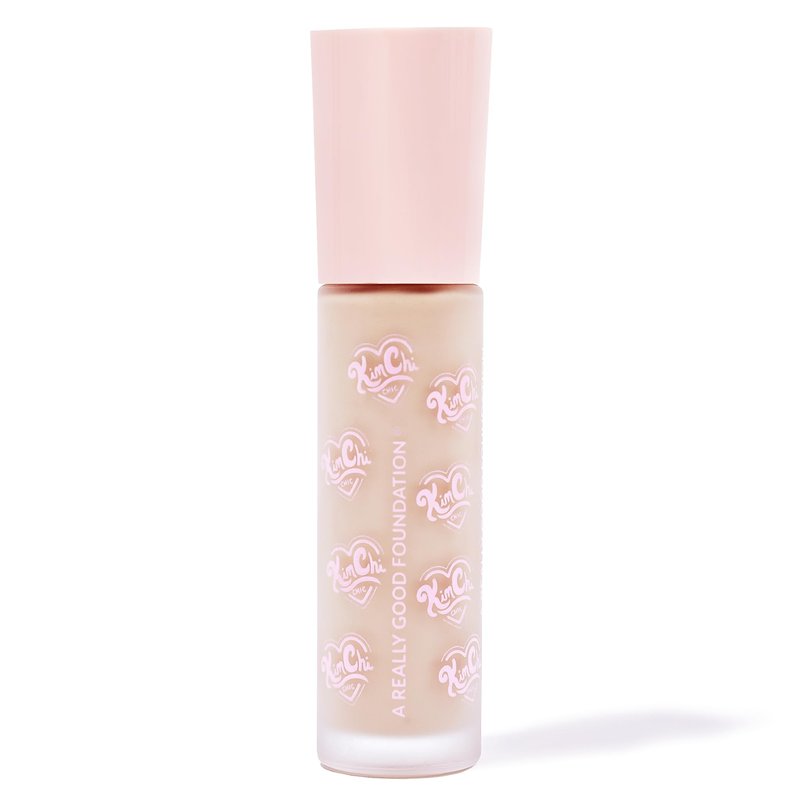 KimChiChic Beauty A Really Good Foundation | Medium to Full Coverage Makeup | Long-Lasting, Lightweight Formula | Vegan & Cruelty-Free, 1.0 fl. oz, 101L Very Fair + Neutral Undertones