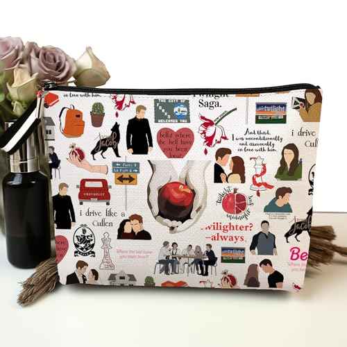 TV Show Makeup Bag, Edw Vampire Gift,Merchandise Cosmetic Bag, TV Show Inspired Gifts for Movie Fans Girls Women (Where The Hell Have You Been Loca) 6M265