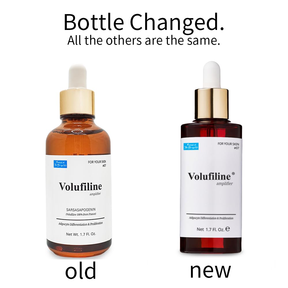 Volufiline Serum, Pure Volufiline Oil for face, breast, butt, under eyes, Skin Elasticity, 100% Genuine, France Sederma, Cosmetic Ingredient booster korean volifiline glass bottle, 1.7 fl. oz. / 50 ml
