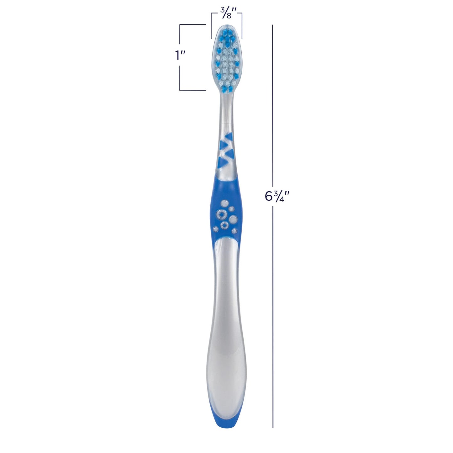 SmileGoods Y332 Youth Toothbrush, 33 Tuft, Soft Bristle, Individually Packaged Toothbrushes, Assorted Colors, Bulk Pack of 72