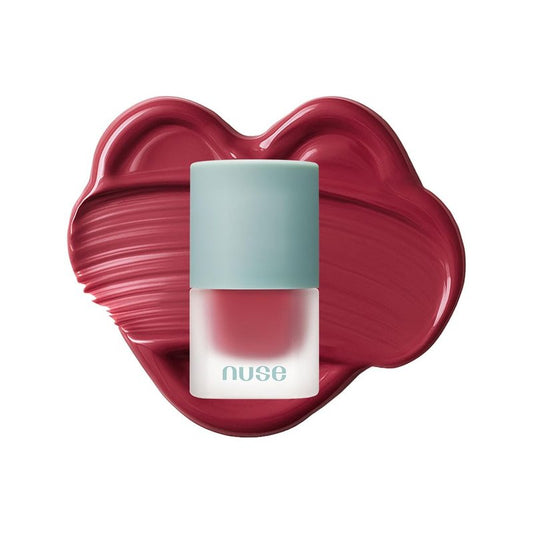 nuse Mousse Care Cheek - Liquid Blush for Cheeks | Soft Color, Matte Finish, Buildable & Watercolor Effect Blush for Natural Look | Vegan Makeup (06 Hearty)