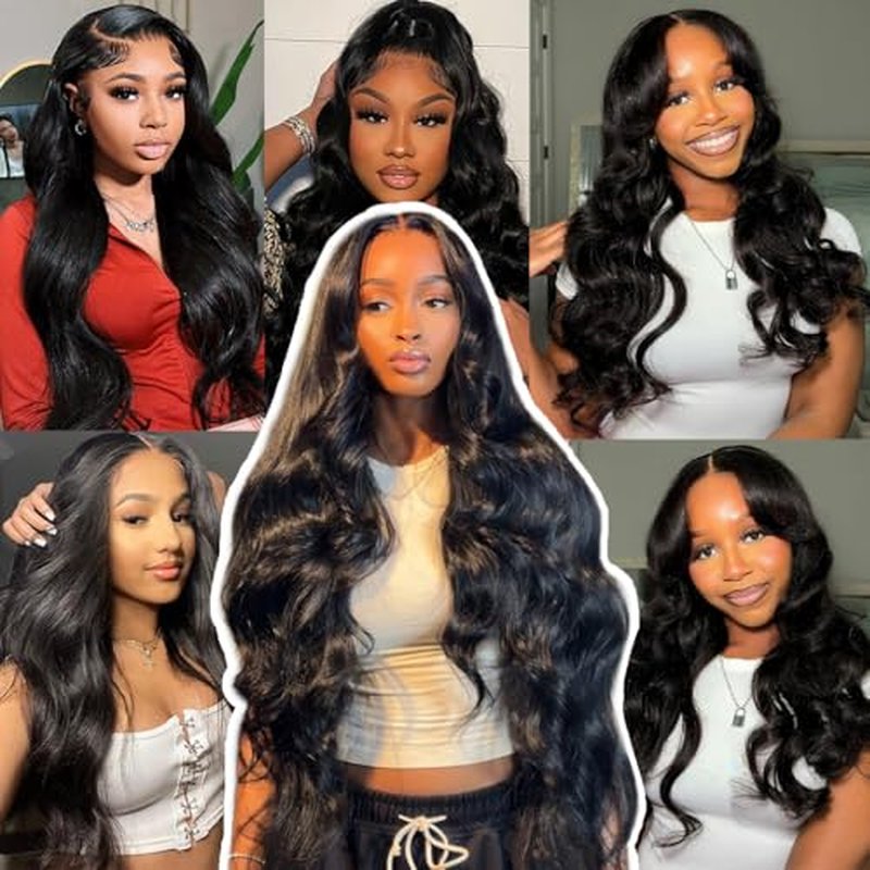 Body Wave Bundles Human Hair 20 22 24 Inch 12A Grade 100% Unprocessed Brazilian Virgin 3 Bundles Human Hair Natural Black