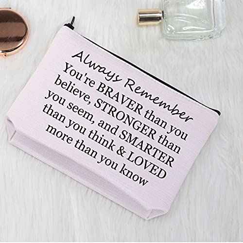 Horses Gifts for Girls Horse Makeup Bag Just a Girl Who Loves Horses Lover Gifts Horses Cosmetic Bag Zipper Pouch Travel Bag (Just a Girl Who Loves Horses Pink)