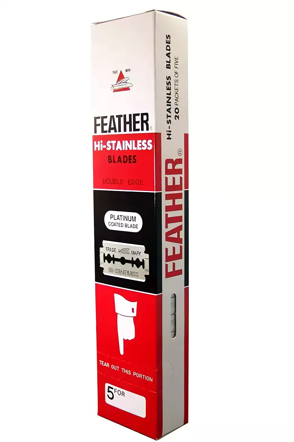 Feather Double Edge Safety Razor Blades 100 Count