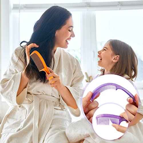 400 Bulk Individually Wrapped Hair Combs Disposable Colorful Hair Combs Bulk for Hotel Shelter Homeless Nursing Home Charity Church