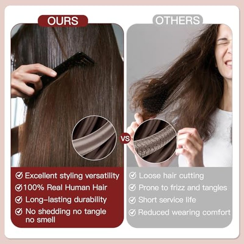 LOVELINE Clip in Hair Extensions Real Human Hair, 100% Remy Human Hair Extensions Clip Ins for Women, 7Pcs 20Inch 120g, Ash Blonde to Platinum Blonde