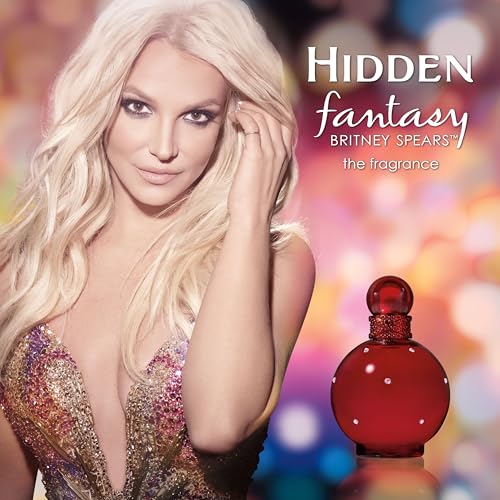 Britney Spears Hidden Fantasy, Eau De Parfum EDP Spray for Women, 3.3 Fl Oz