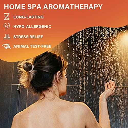 Shower Steamers Aromatherapy Birthday Gifts for Women - Variety Pack of 6 Shower Bombs with Natural Essential Oils, Self Care Gifts for Women Who Have Everything, Valentines Day Gifts for Her, Mom