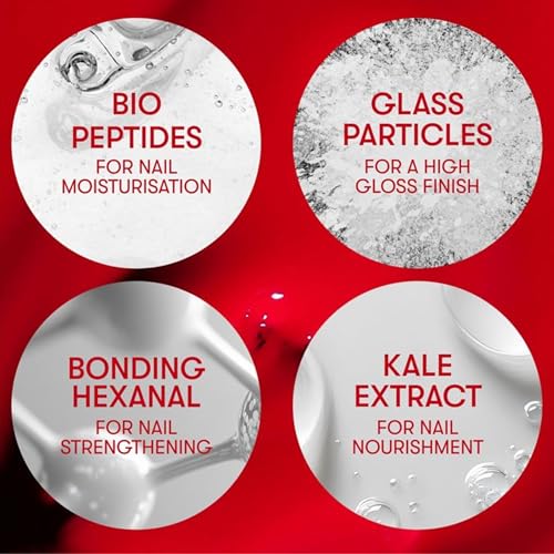 Nails Inc It's Topless Gel-Like Nail Polish, 4-in-1 Base Coat, Treatment, Color, Top Coat, Long Lasting, Strong, Chip Free Nails, Glossy Salon Quality Manicure, Air Dry Nail Polish, Billie, 0.47 Fl Oz