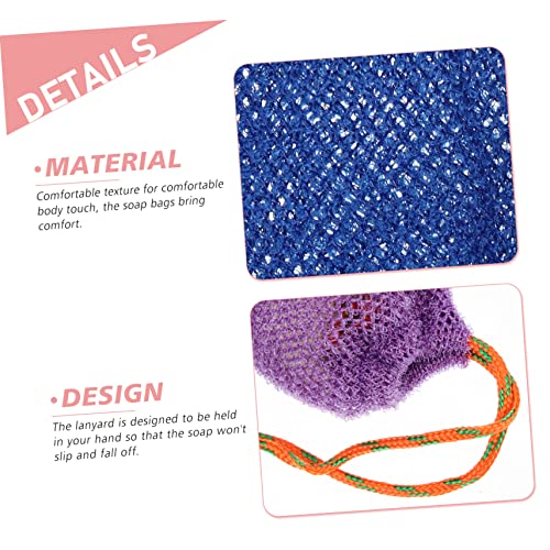 32pcs Soap Foaming Net Pouches for Bar Soap Storage Drawstring Bath Bags for and Easy Drying for Bathroom Travel
